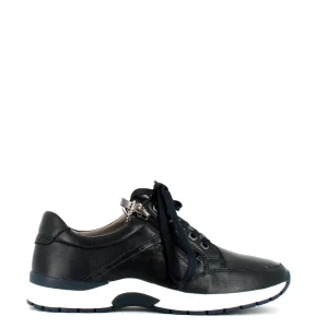 Cinders Shoe Heaven Trainers*Caprice Classic Leather Trainer Ocean Soft