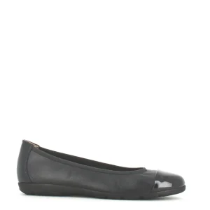 Cinders Shoe Heaven Flats & Ballerina Pumps*Caprice Classic Pump in Ocean with Patent Trim