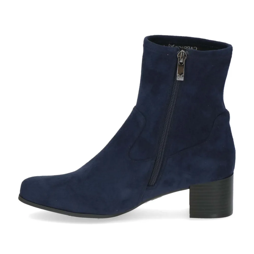 Cinders Shoe Heaven Casual Ankle | Ankle*Caprice Classic Stretch Ankle Boot Ocean