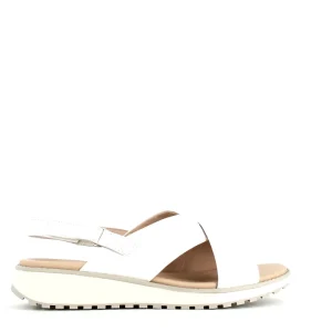 Cinders Shoe Heaven Flat | Wedge Sandals*Caprice Low Wedge Criss Sandal White Patent