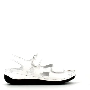 Cinders Shoe Heaven Wedge Sandals*Cinders Edit Casual Velcro Sandal White