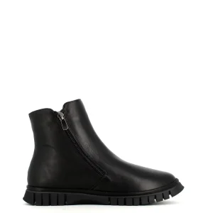 Cinders Shoe Heaven Casual Ankle | Ankle*Cinders Edit Double Zip Ankle Boot Black