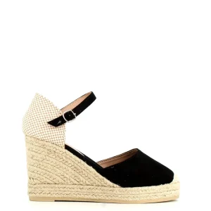 Cinders Shoe Heaven Wedge | Occasion Shoes*Cinders Edit Wedge Espadrille Black