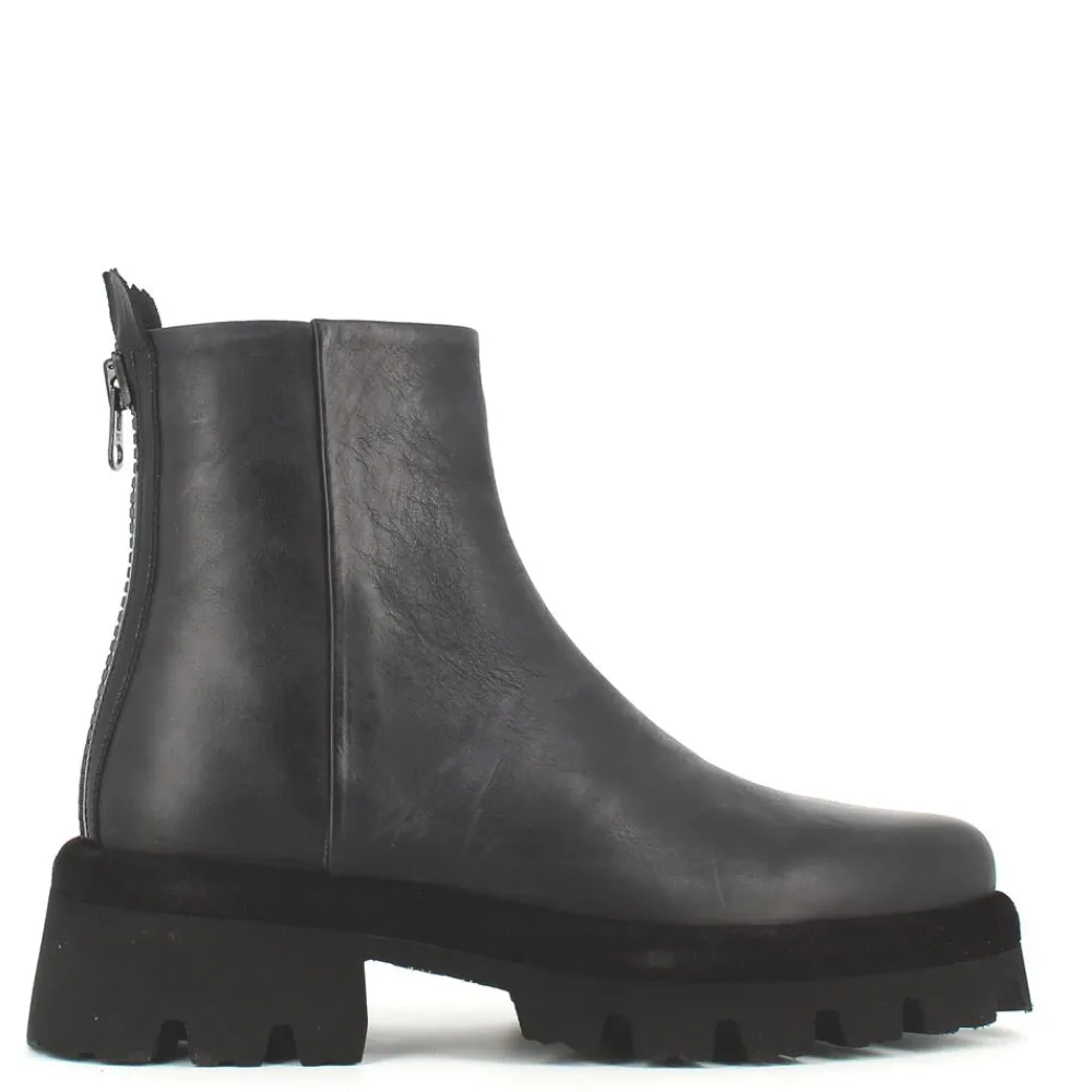 Cinders Shoe Heaven Casual Ankle | Ankle*Cinders Zip Ankle Boot Black Mix