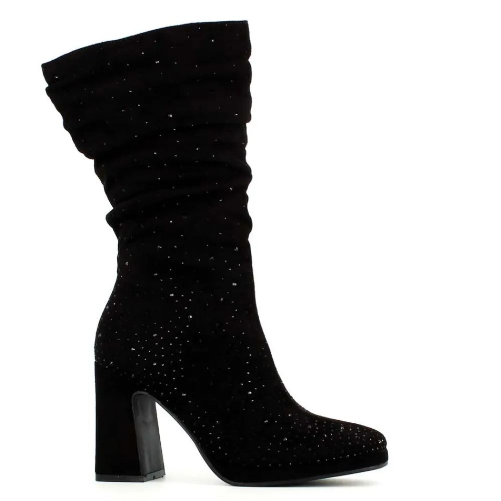 Cinders Shoe Heaven Mid Heel | High Heel*Claudia Ghizzani Slouch Mid Calf Boot Black Jet