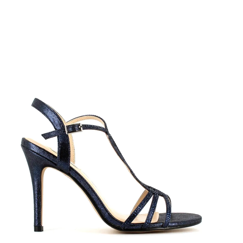 Cinders Shoe Heaven Heeled | Mid Heel*Glamour Alanis Occasion Sandal Navy