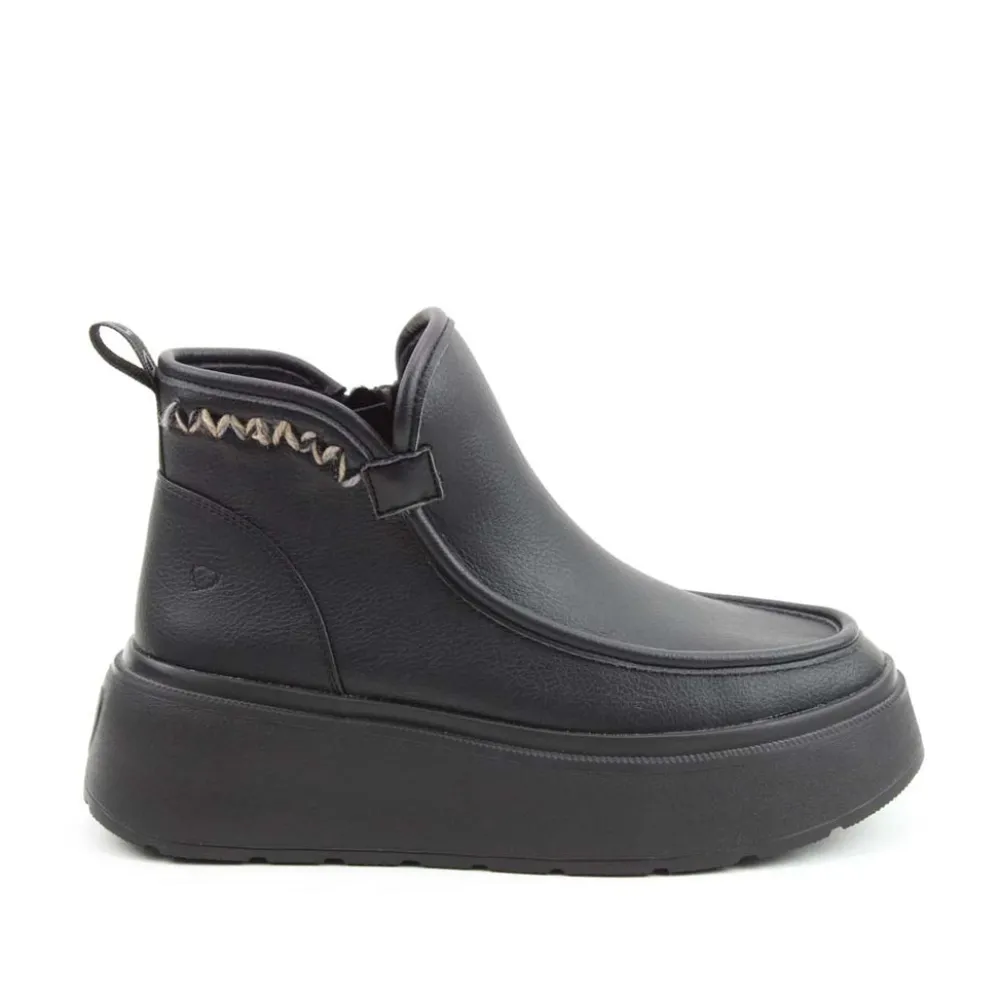 Cinders Shoe Heaven Casual Ankle | Ankle*Heavenly Feet Cadenza Ankle Boot Black