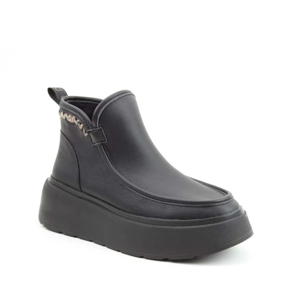 Cinders Shoe Heaven Casual Ankle | Ankle*Heavenly Feet Cadenza Ankle Boot Black
