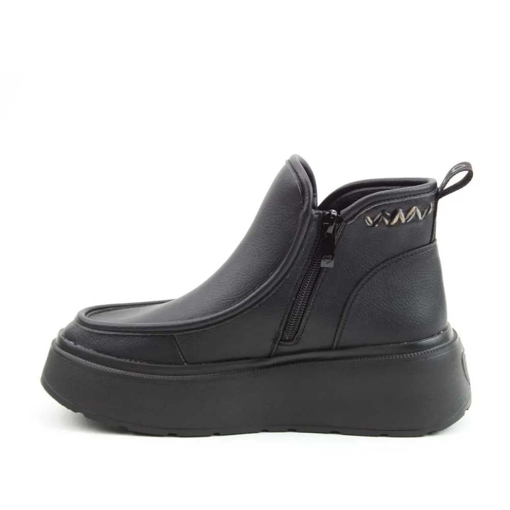Cinders Shoe Heaven Casual Ankle | Ankle*Heavenly Feet Cadenza Ankle Boot Black