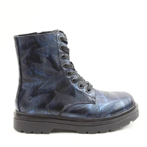 Cinders Shoe Heaven Ankle | Casual Ankle*Heavenly Feet Justina Leaves Print Deep Midnight