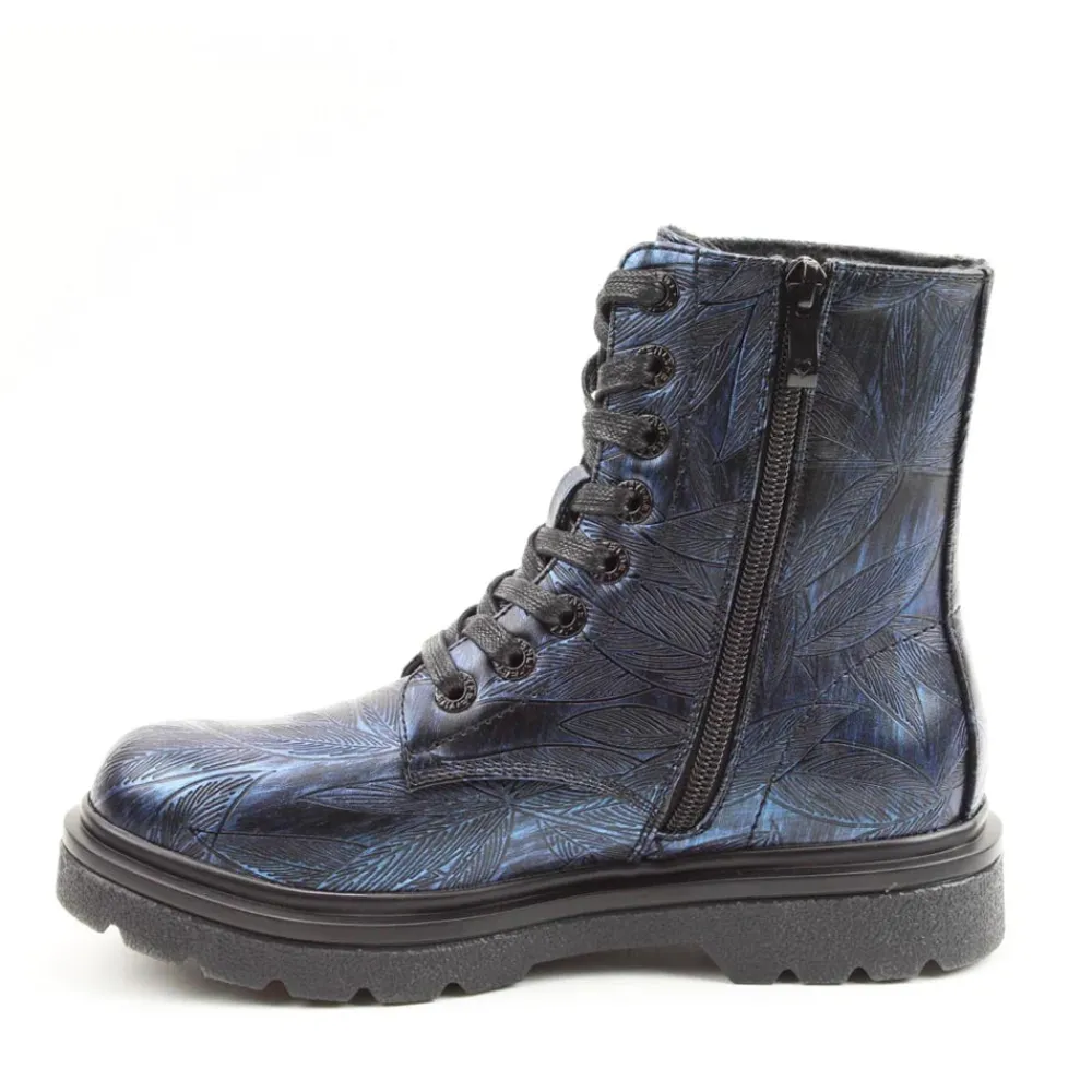 Cinders Shoe Heaven Ankle | Casual Ankle*Heavenly Feet Justina Leaves Print Deep Midnight