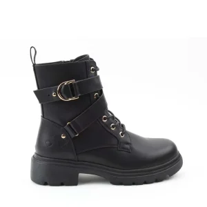 Cinders Shoe Heaven Casual Ankle | Ankle*Heavenly Feet Leni Black Gold