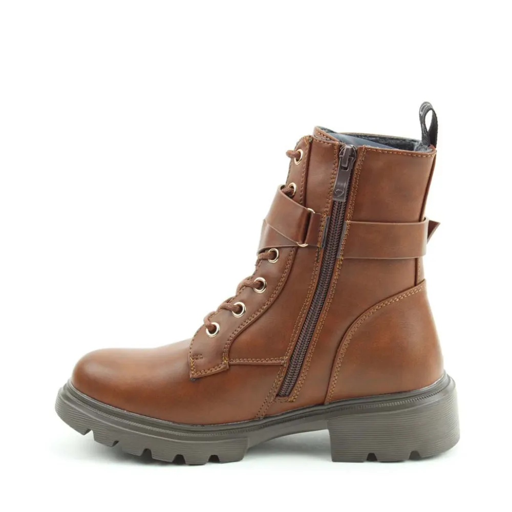 Cinders Shoe Heaven Casual Ankle | Ankle*Heavenly Feet Leni Dark Tan