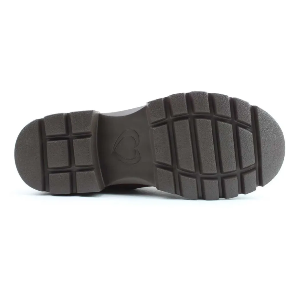 Cinders Shoe Heaven Casual Ankle | Ankle*Heavenly Feet Leni Dark Tan