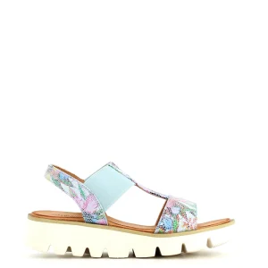 Cinders Shoe Heaven Wedge Sandals*Heavenly Feet Ritz Sandal Floral