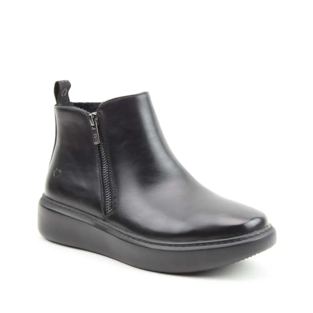 Cinders Shoe Heaven Casual Ankle | Ankle*Heavenly Feet Senta Ankle Boot Black