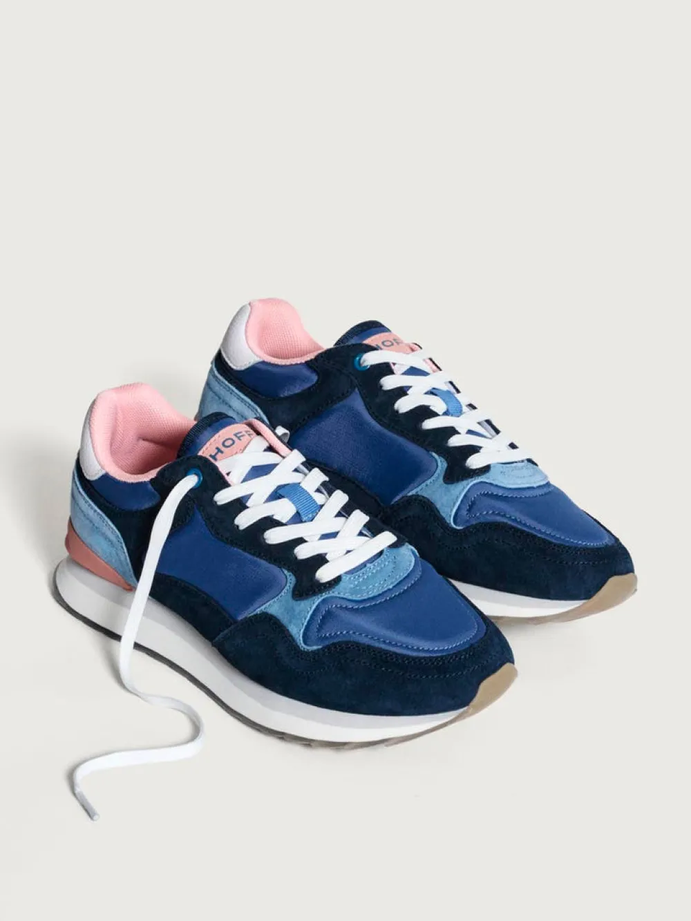 Cinders Shoe Heaven Trainers*Hoff Cork Trainer Navy Comb