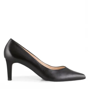 Cinders Shoe Heaven Occasion Shoes | Mid Heel*Hogl Classic Court Shoe Black Leather
