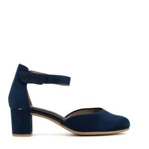 Cinders Shoe Heaven Ankle*Jana Ankle Strap Shoe Navy