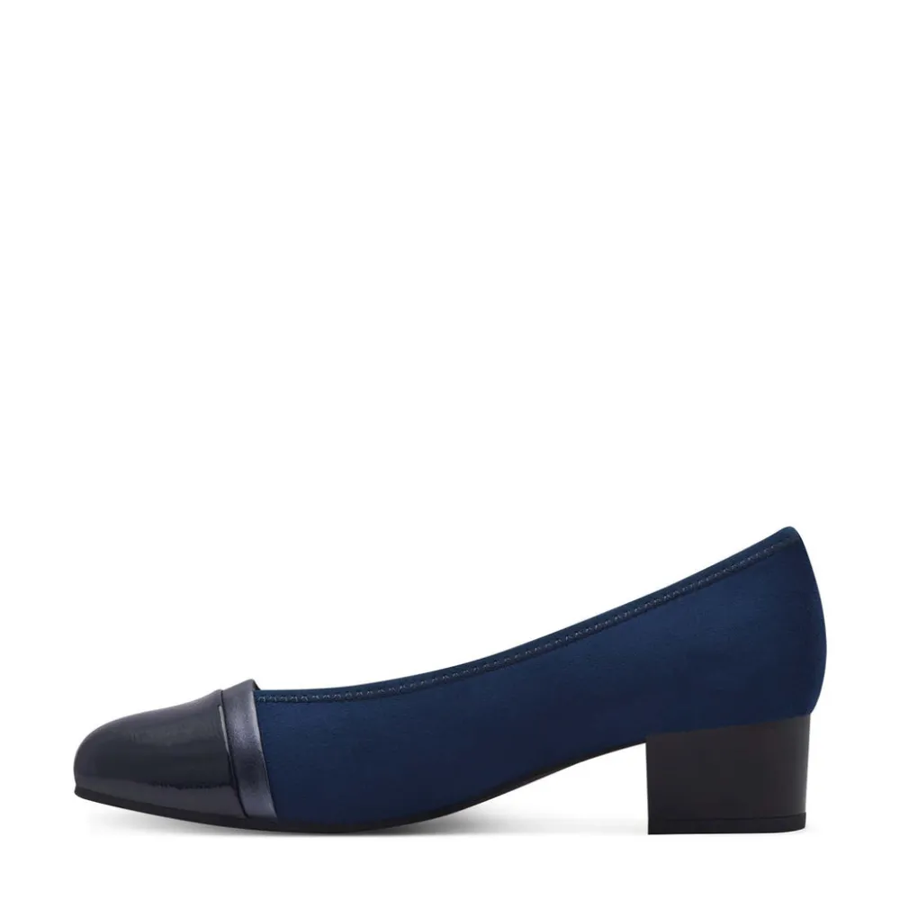 Cinders Shoe Heaven Occasion Shoes | Mid Heel*Jana Classic Court Shoe Navy