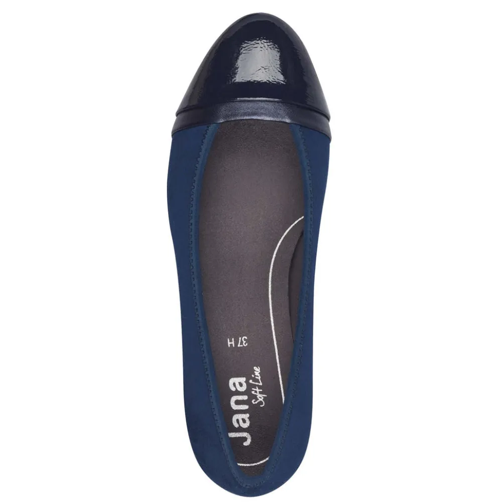 Cinders Shoe Heaven Occasion Shoes | Mid Heel*Jana Classic Court Shoe Navy