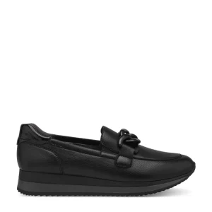 Cinders Shoe Heaven Wedge*Jana Classic Loafer Black