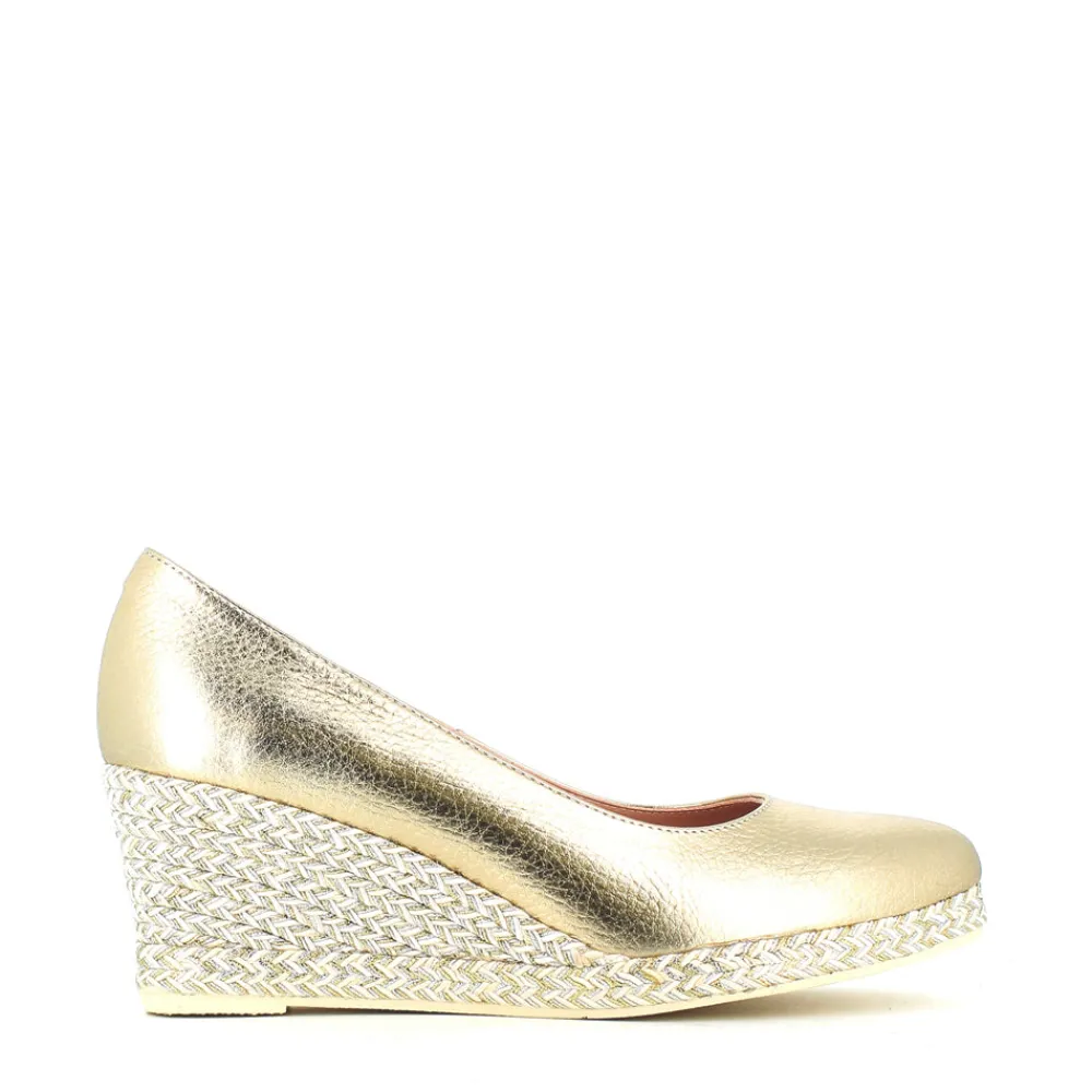 Cinders Shoe Heaven Wedge*Jose Saenz Classic Wedge Champagne