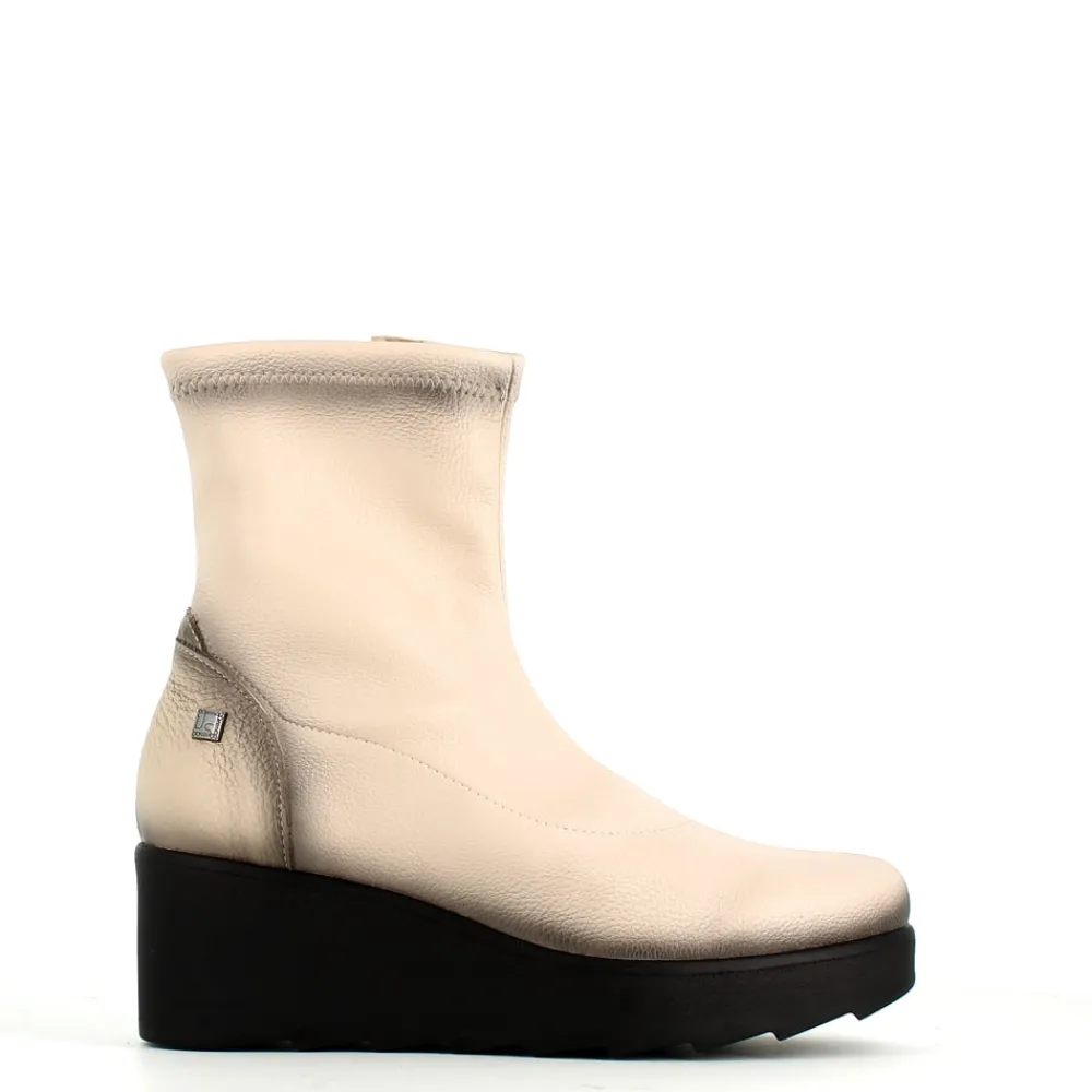 Cinders Shoe Heaven Casual Ankle | Ankle*Jose Saenz Wedge Ankle Boot Beige