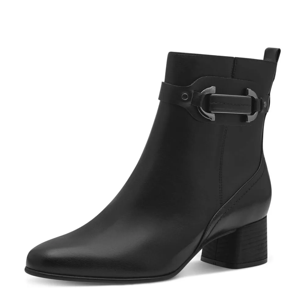 Cinders Shoe Heaven Ankle | Mid Heel*Marco Tozzi Classic Block Heel Boot Black