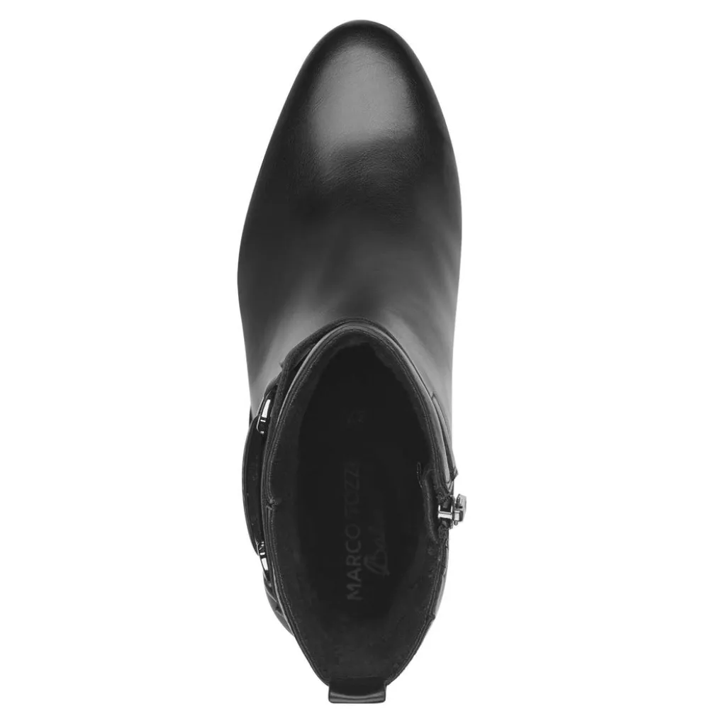 Cinders Shoe Heaven Ankle | Mid Heel*Marco Tozzi Classic Block Heel Boot Black