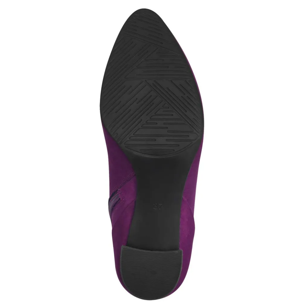 Cinders Shoe Heaven Ankle*Marco Tozzi Slouch Ankle Boot Grape