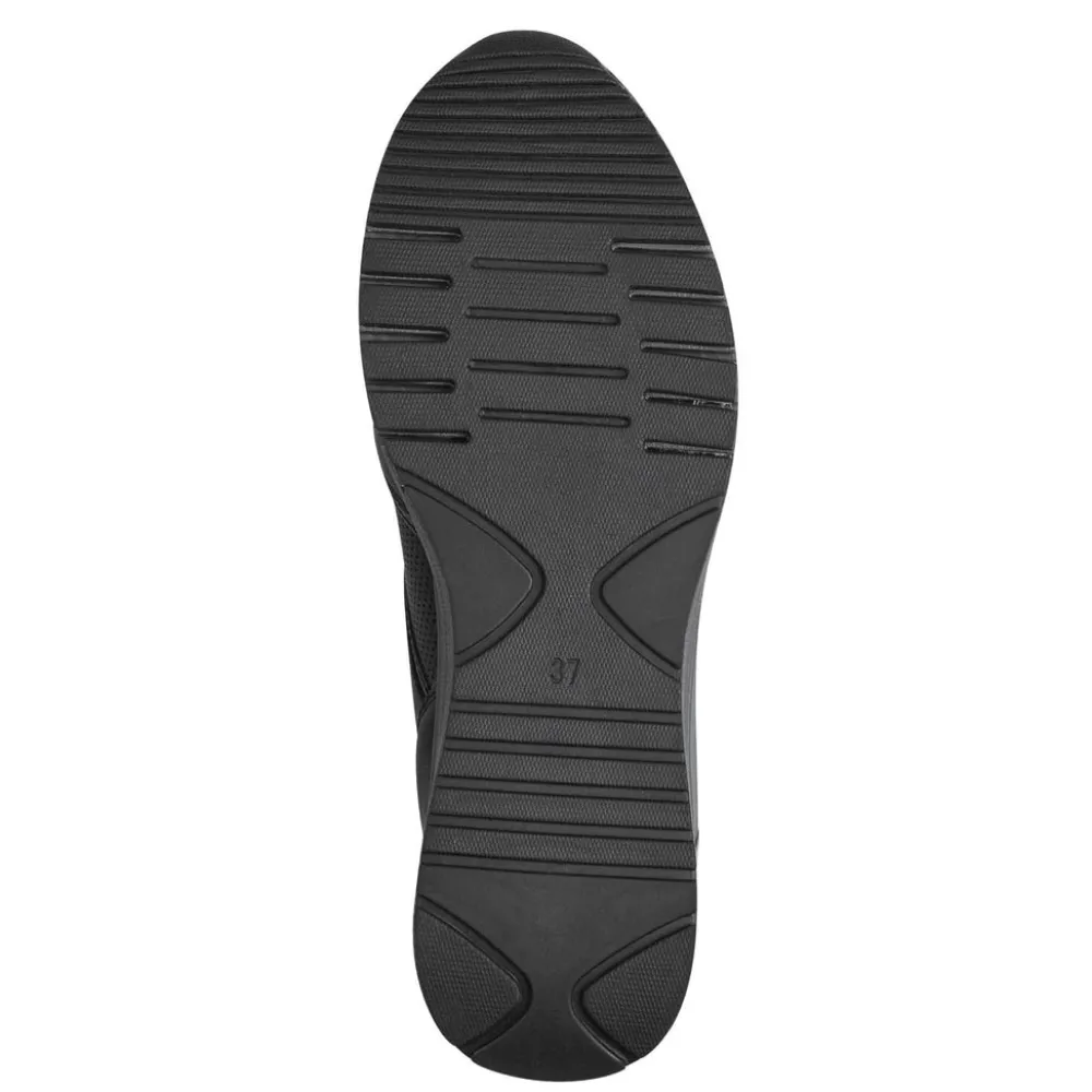 Cinders Shoe Heaven Trainers*Marco Tozzi Wedge Laced Trainer Black
