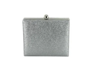 Cinders Shoe Heaven Bags & Accessories*Menbur Glitter Silver Box Bag