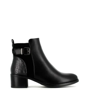 Cinders Shoe Heaven Ankle*Millie & Co Annie Ankle Boot Black