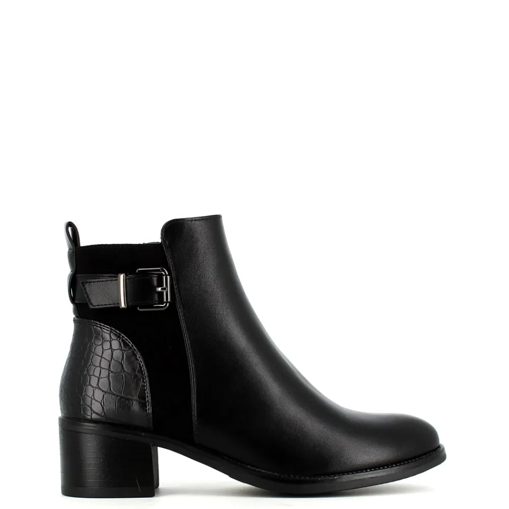 Cinders Shoe Heaven Ankle*Millie & Co Annie Ankle Boot Black