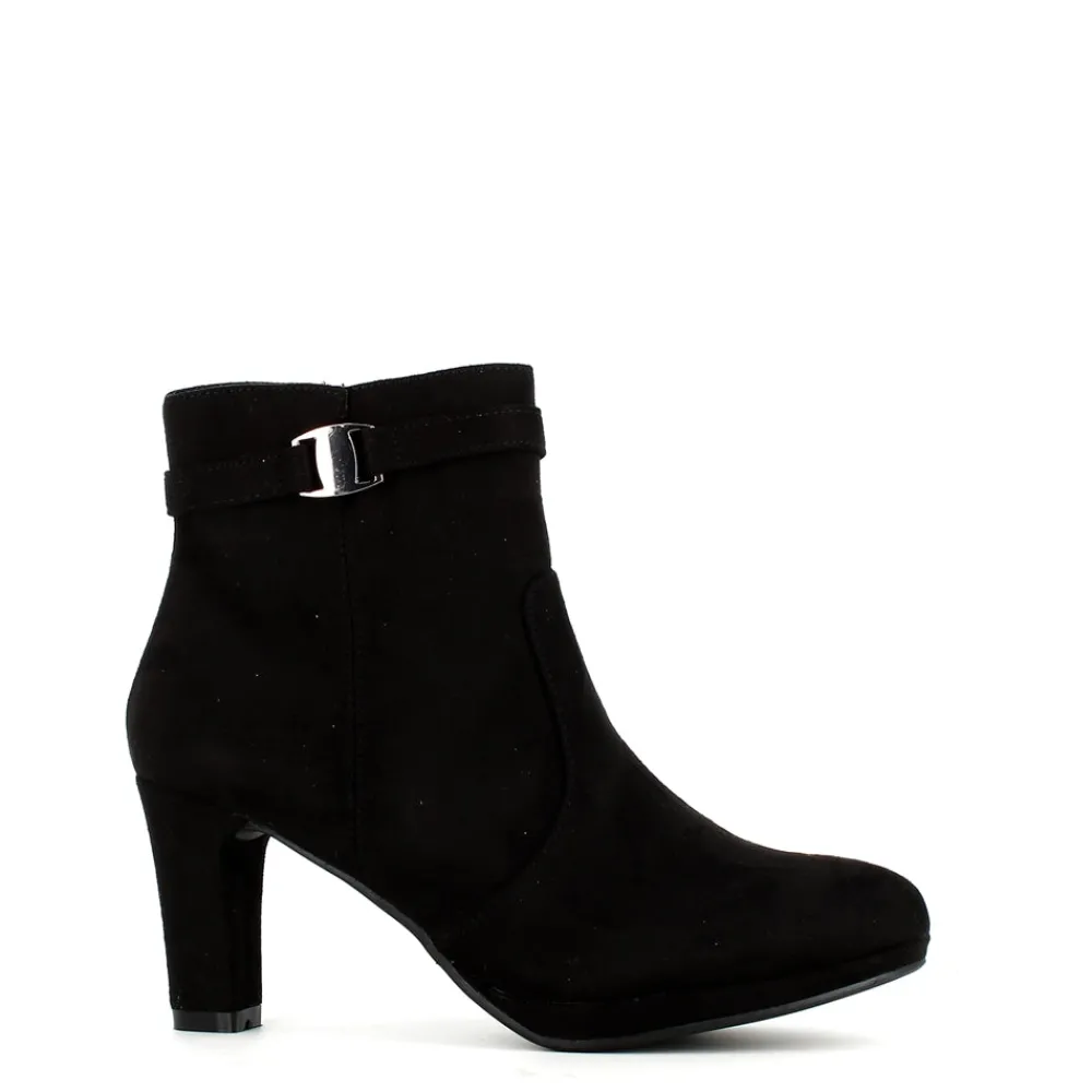 Cinders Shoe Heaven Ankle | Mid Heel*Millie & Co Jazz Ankle Boot Black