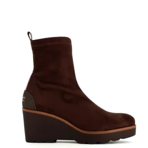 Cinders Shoe Heaven Casual Ankle | Ankle*Pedro Miralles Stretch Wedge Ankle Boot Brown