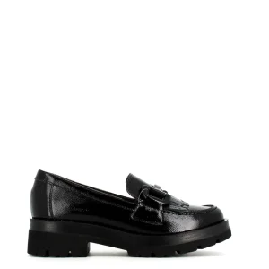 Cinders Shoe Heaven Flats & Ballerina Pumps*Pitillos Classic Penny Loafer Black Patent