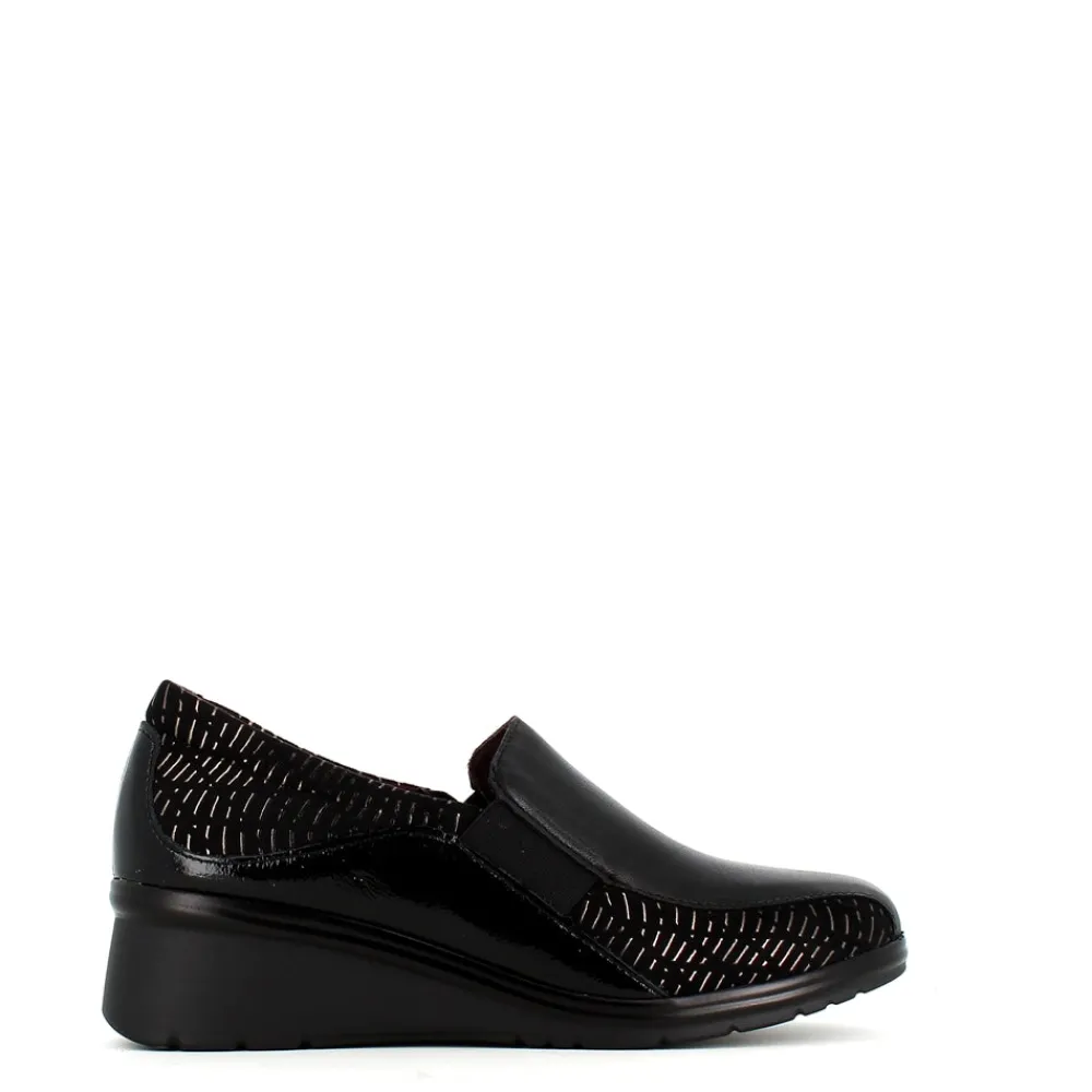 Cinders Shoe Heaven Wedge*Pitillos Classic Wedge Shoe Black