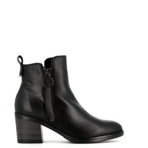 Cinders Shoe Heaven Ankle*Porronet Leather Ankle Boot Black