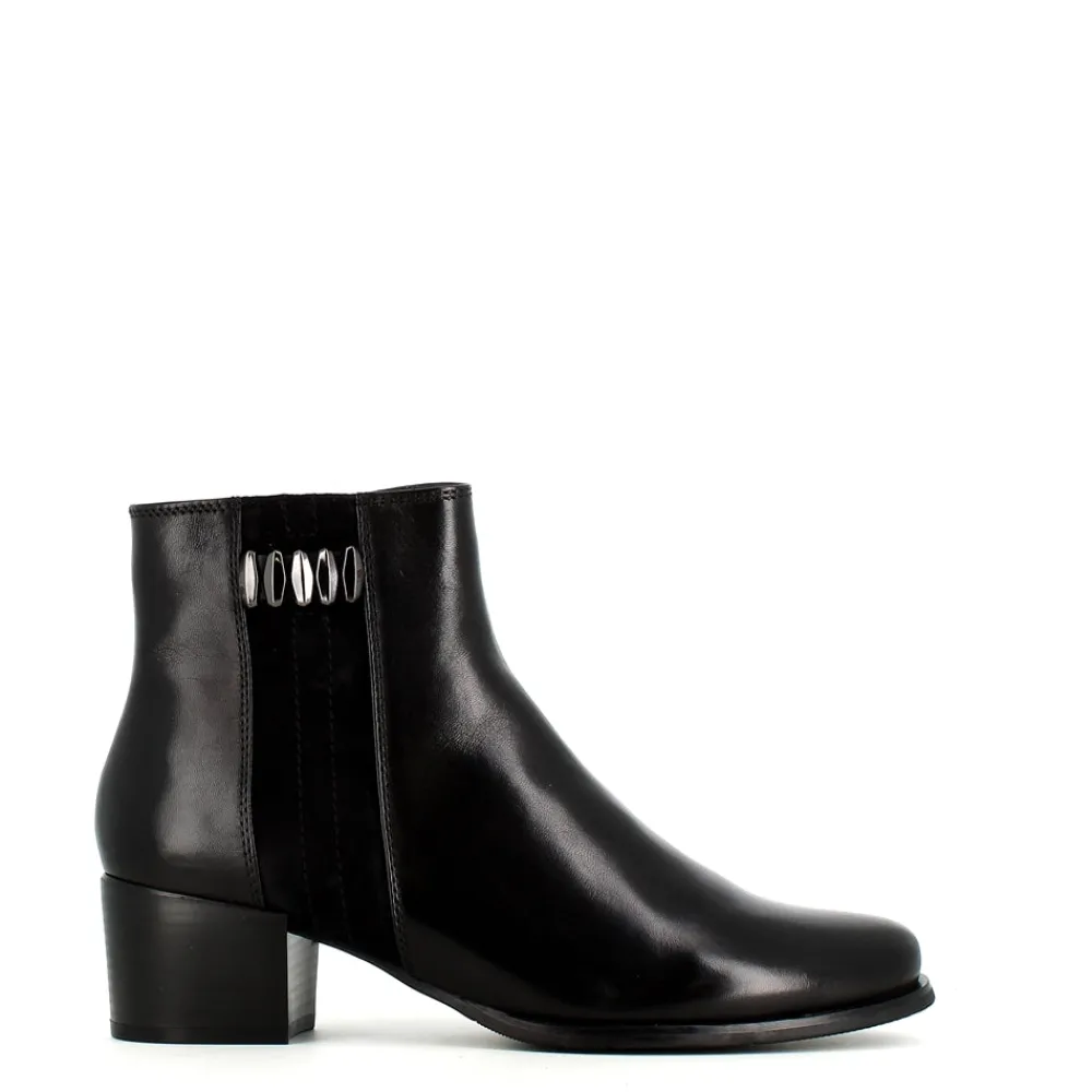 Cinders Shoe Heaven Ankle*Regarde Le Ciel Jolene Ankle Boot Black