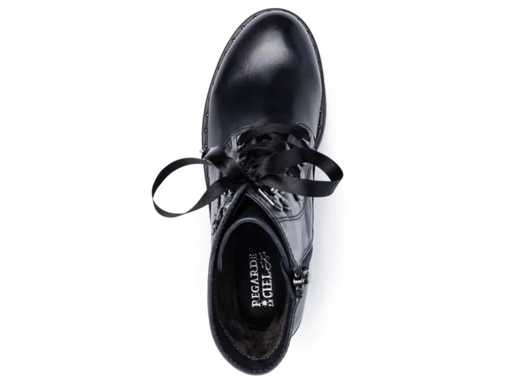 Cinders Shoe Heaven Ankle | Casual Ankle*Regarde Le Ciel Roxana Laced Ankle Boot Black
