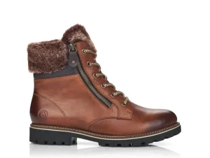 Cinders Shoe Heaven Casual Ankle | Ankle*Remonte Casual Ankle Boot With Shearling Trim Muscat