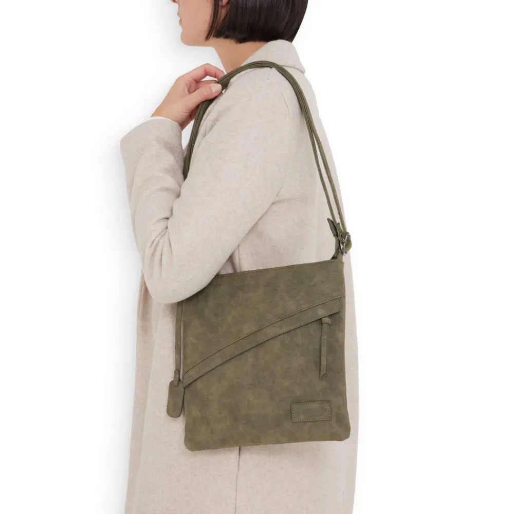 Cinders Shoe Heaven Bags & Accessories*Remonte Messenger Bag Moss Green