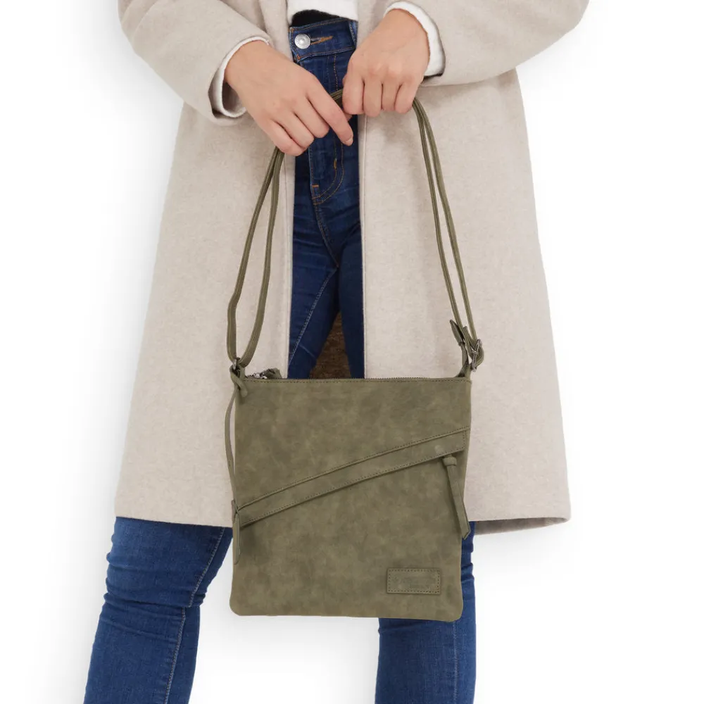 Cinders Shoe Heaven Bags & Accessories*Remonte Messenger Bag Moss Green