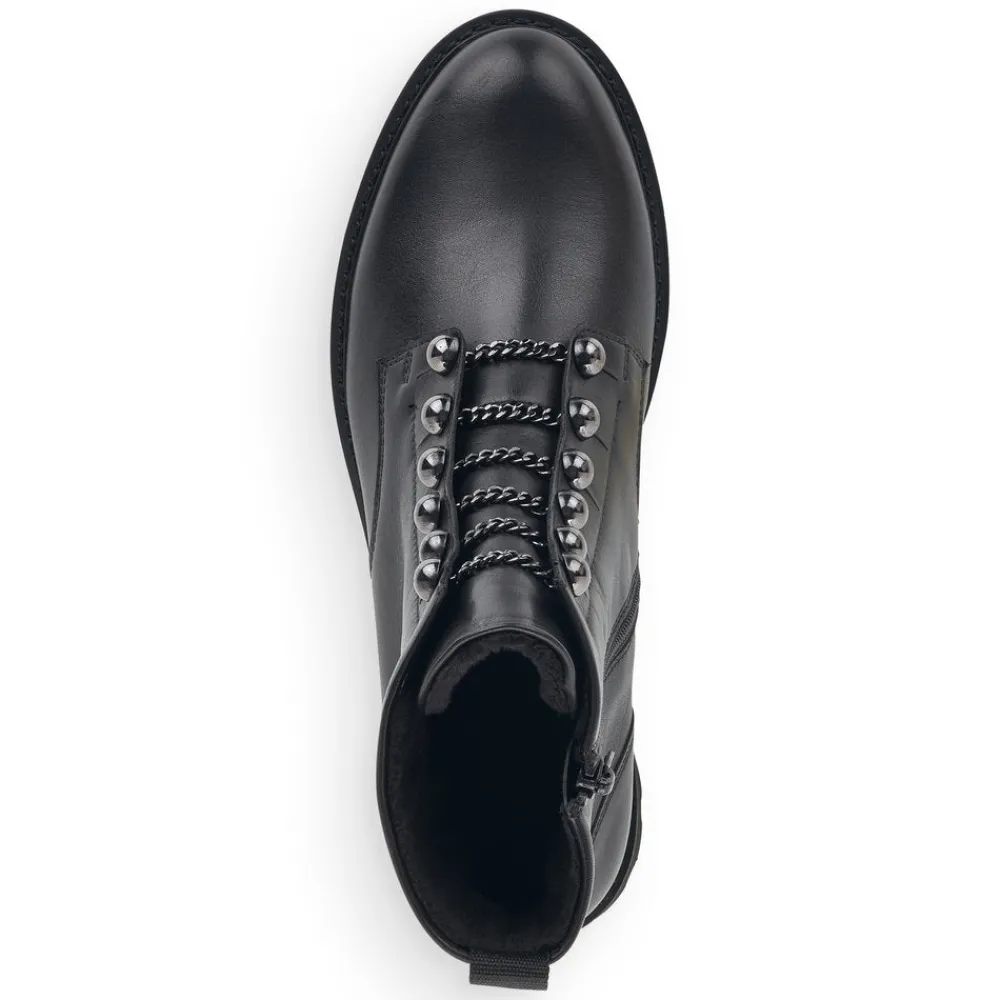 Cinders Shoe Heaven Casual Ankle | Ankle*Remonte Military Style Ankle Boot Black