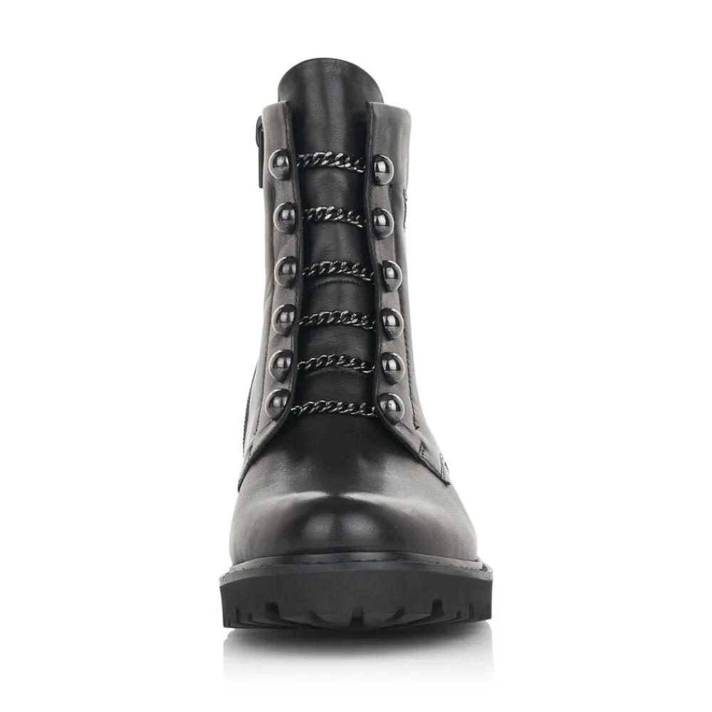 Cinders Shoe Heaven Casual Ankle | Ankle*Remonte Military Style Ankle Boot Black