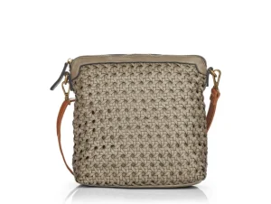 Cinders Shoe Heaven Bags & Accessories*Remonte Weave Crossover Bag Taupe
