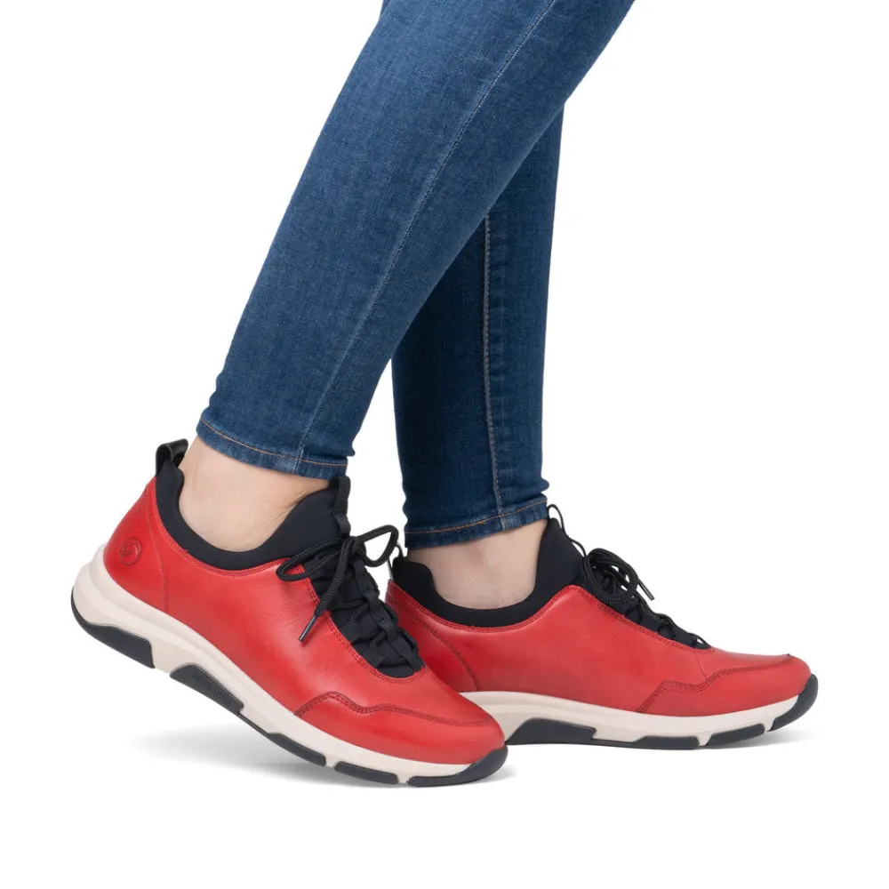 Cinders Shoe Heaven Trainers | Wedge*Remonte Winter Trainer Flame/Red