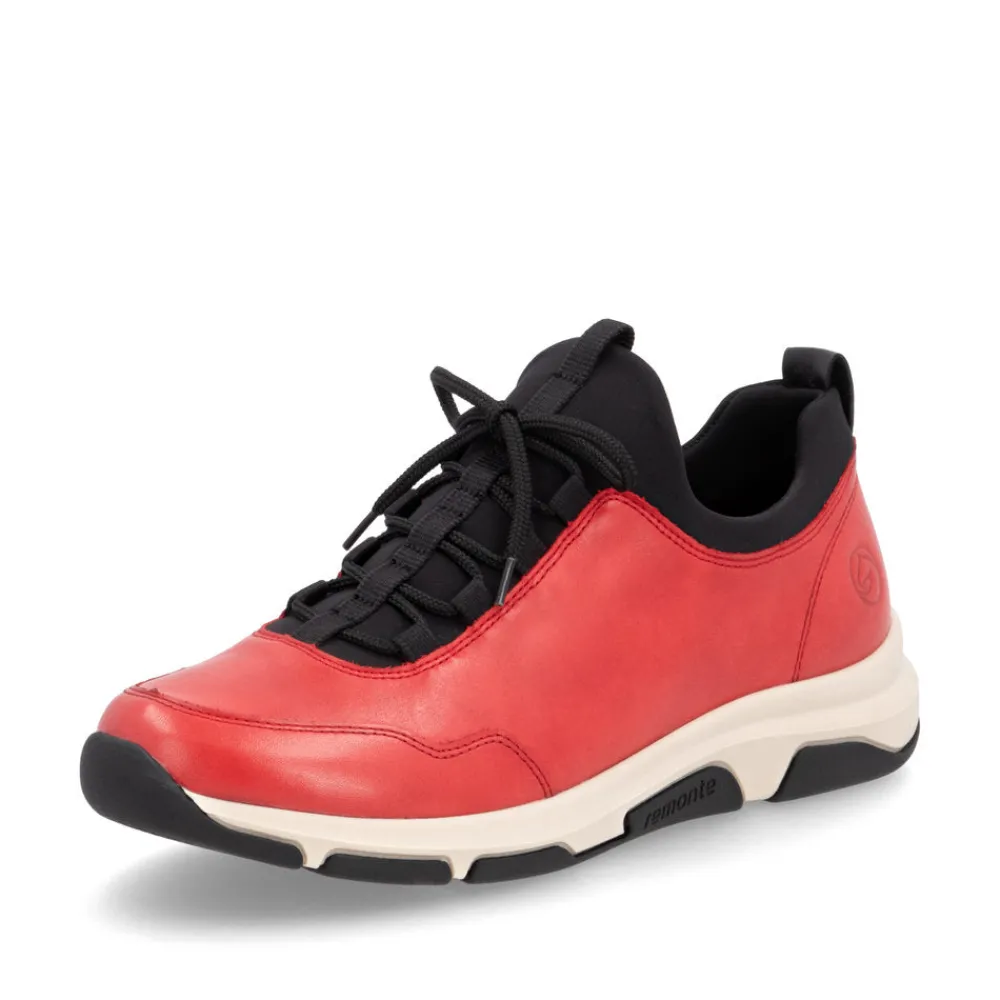 Cinders Shoe Heaven Trainers | Wedge*Remonte Winter Trainer Flame/Red